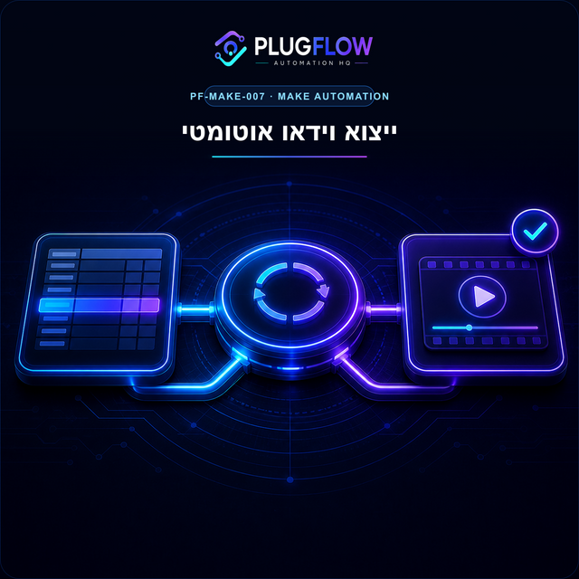 מערכת ייצוא וידאו אוטומטית עם Canva