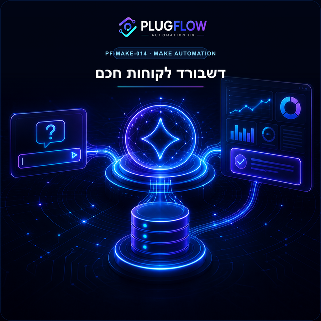 דשבורד לקוחות חכם בעזרת AI
