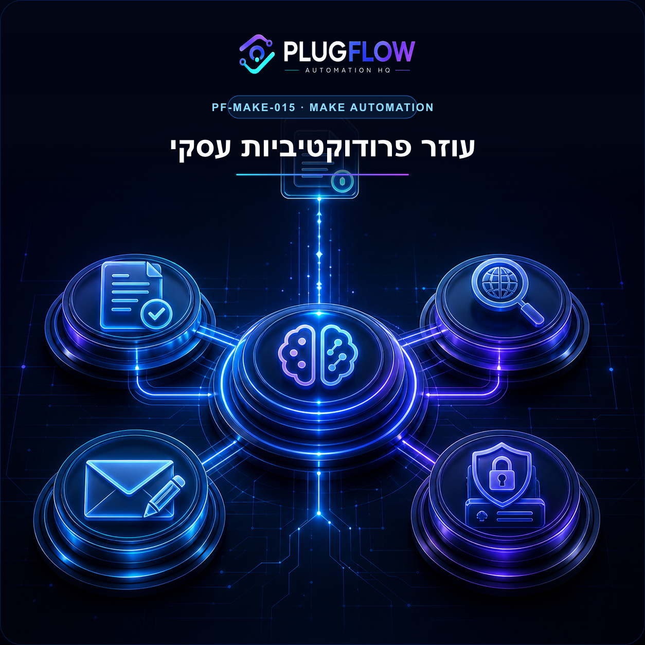 עוזר פרודוקטיביות חכם לעסק — PLUGFLOW